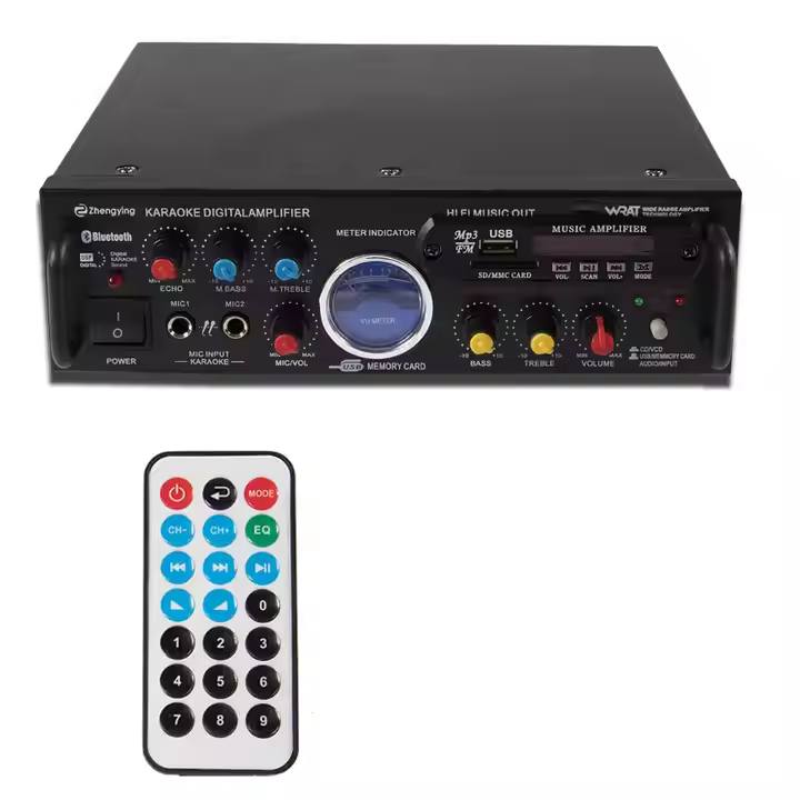 90W 220V 12V HiFi BT-339A Audio Power Amplifier 02