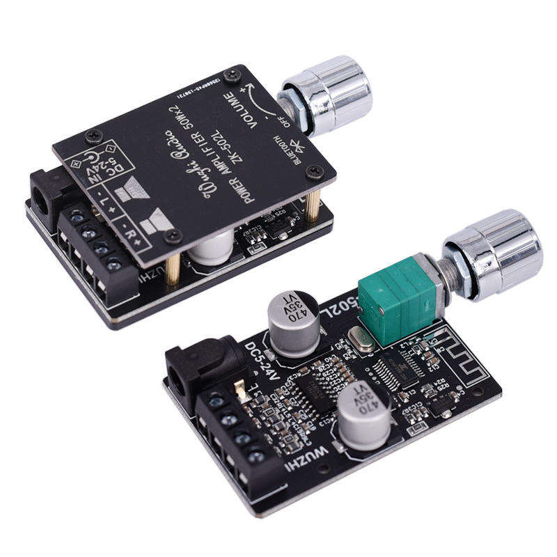 ZK-502L MINI BT 5.0 DC 5-24V Wireless Audio Digital Power amplifier